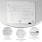 Flash Furniture HERCULES 60in. x 48in. Whiteboard, Alum Magnetic Dry Erase Board w/Wall Mount, Marker Tray, Eraser BR-FMW-76122-4860-GG - alternate 2